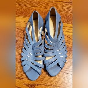 Tamar shalem Size 41 blue strappy dress sandals